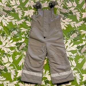 Hanna Andersson Gray Insulated Snow Overalls